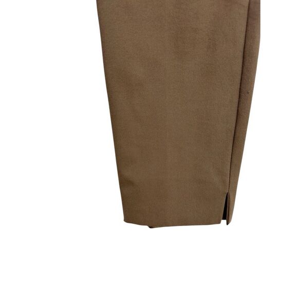 Theory Belisa Cropped New Recovery Trouser Pant Brown Size 12 - Picture 8 of 11